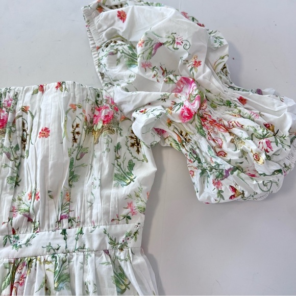 New Maison Amory Romance Galore Maxi Dress in Neon Princess Floral Sz 1X - Picture 11 of 12